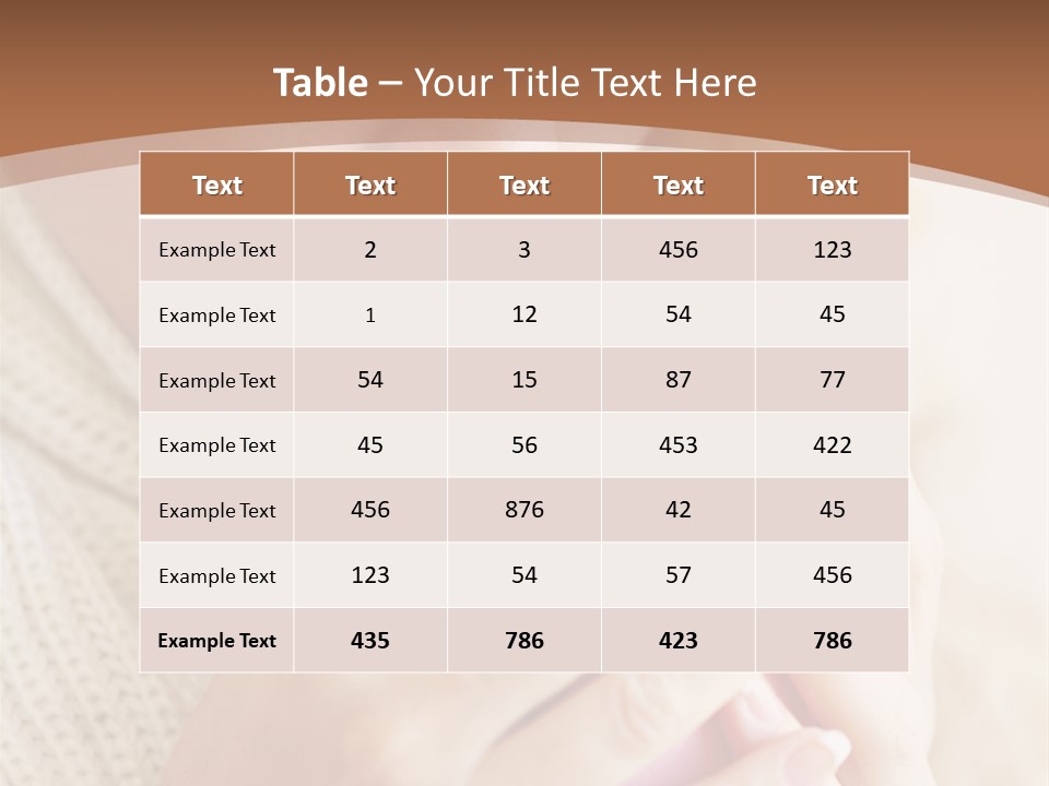 Winter Coffee PowerPoint Template