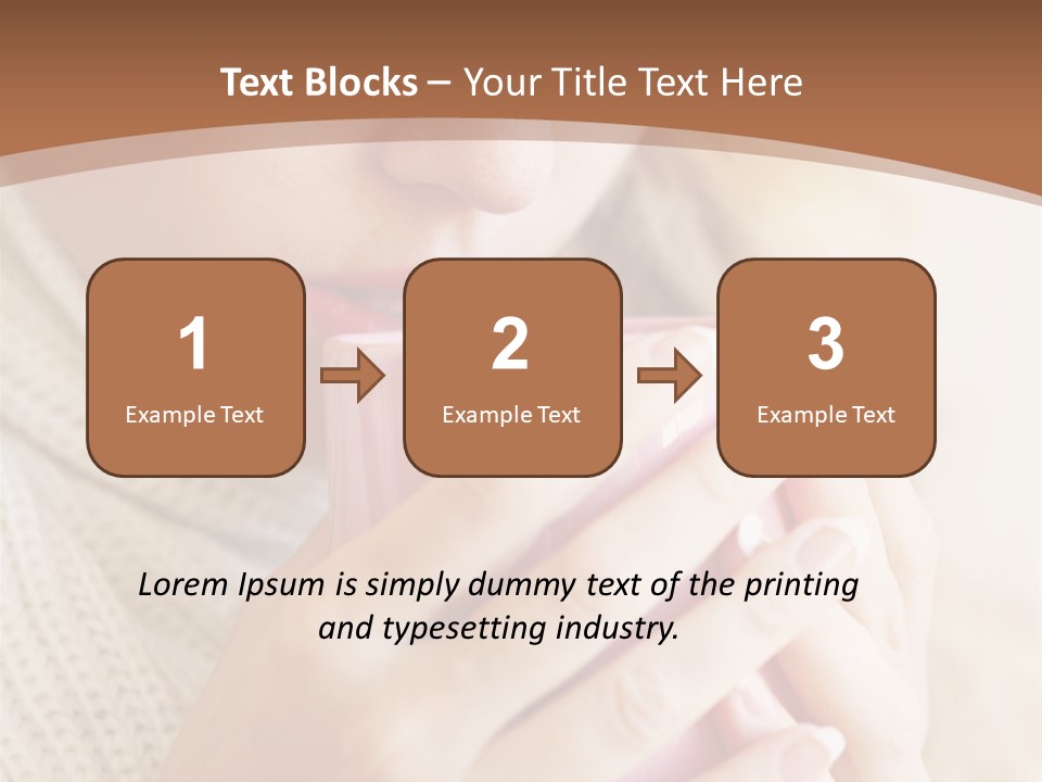 Winter Coffee PowerPoint Template