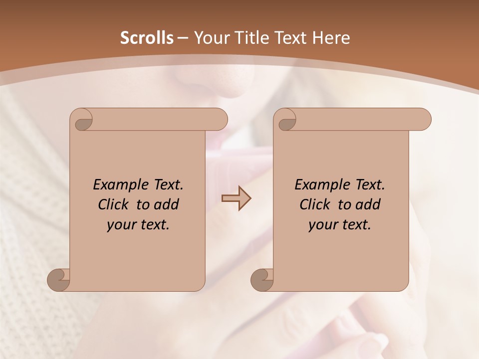 Winter Coffee PowerPoint Template