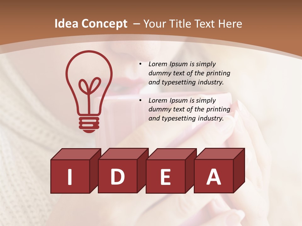 Winter Coffee PowerPoint Template