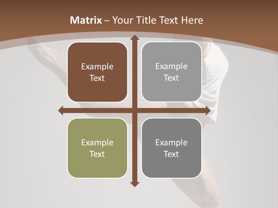 Performance Woman Action PowerPoint Template