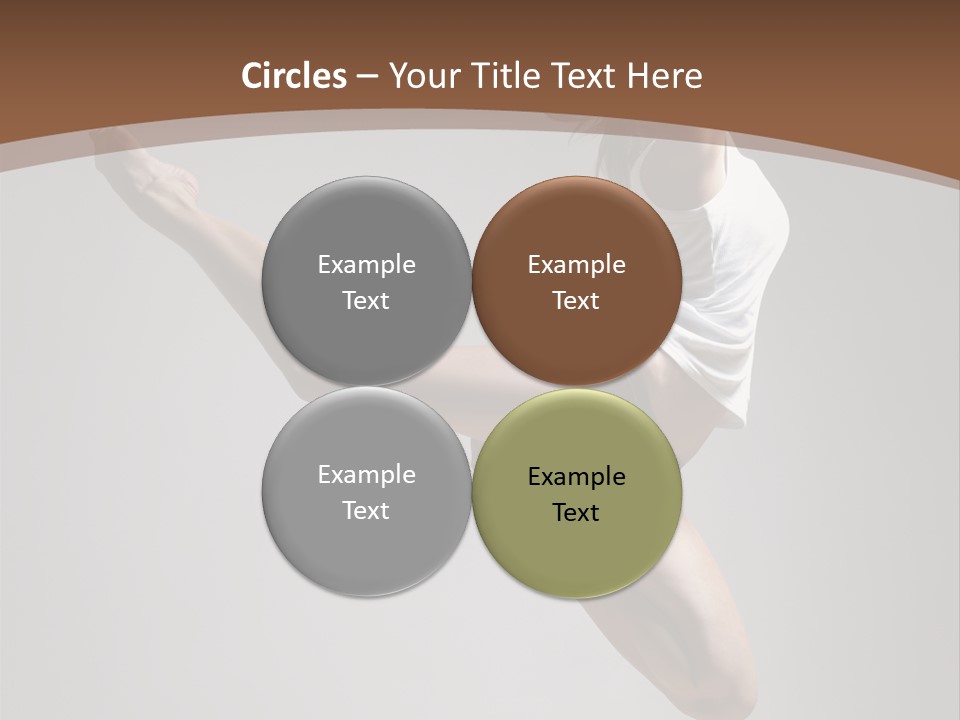 Performance Woman Action PowerPoint Template