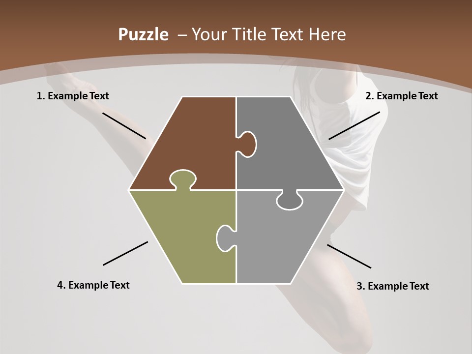 Performance Woman Action PowerPoint Template