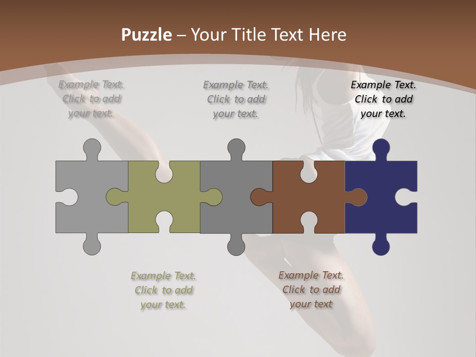 Performance Woman Action PowerPoint Template