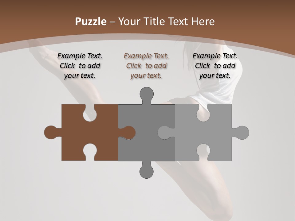 Performance Woman Action PowerPoint Template