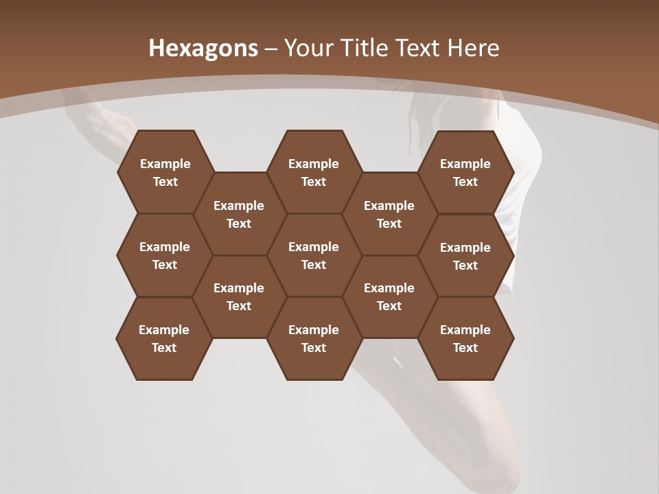 Performance Woman Action PowerPoint Template