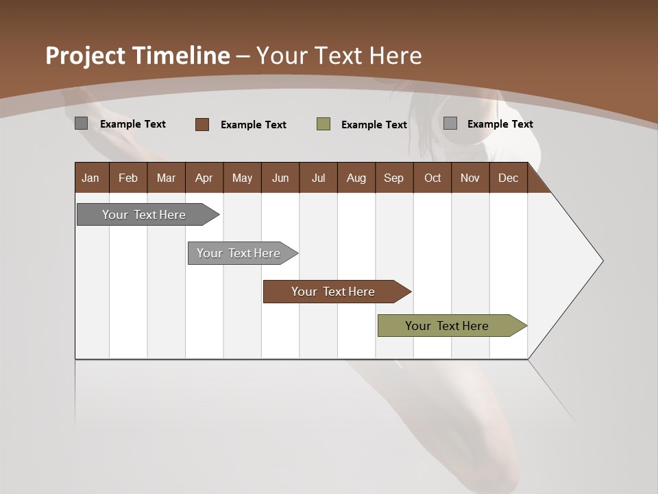 Performance Woman Action PowerPoint Template