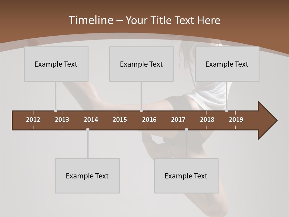 Performance Woman Action PowerPoint Template