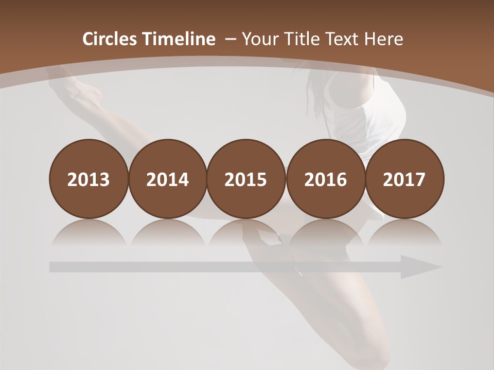 Performance Woman Action PowerPoint Template