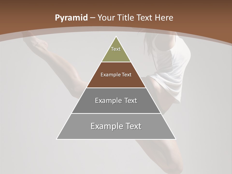 Performance Woman Action PowerPoint Template