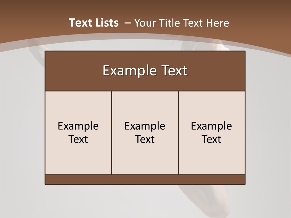 Performance Woman Action PowerPoint Template