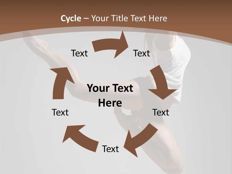 Performance Woman Action PowerPoint Template