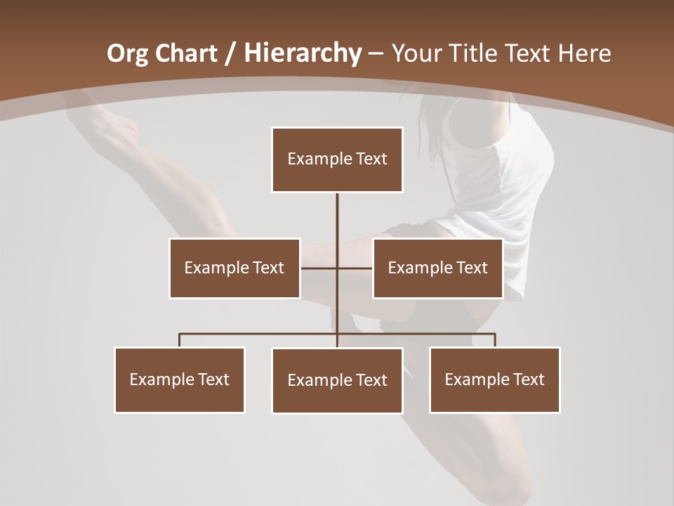 Performance Woman Action PowerPoint Template