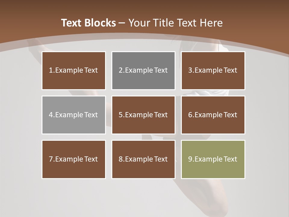 Performance Woman Action PowerPoint Template