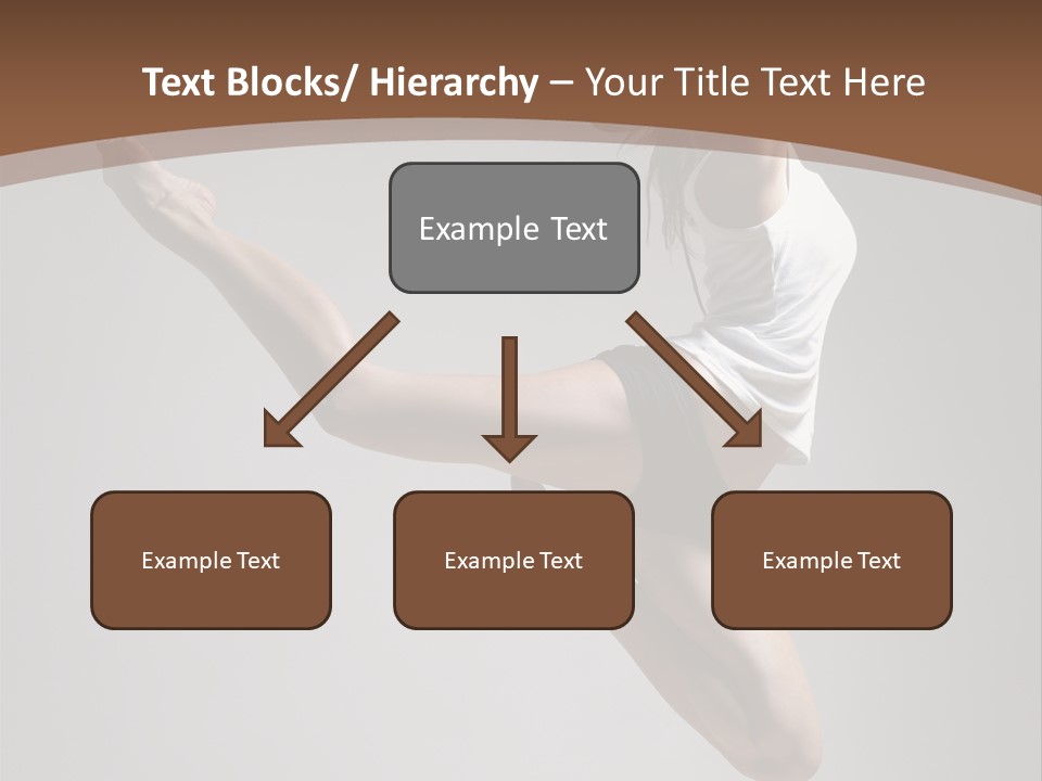 Performance Woman Action PowerPoint Template