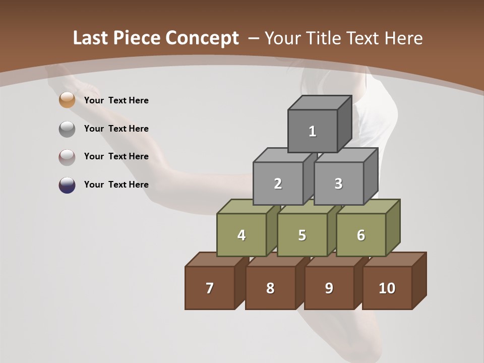 Performance Woman Action PowerPoint Template