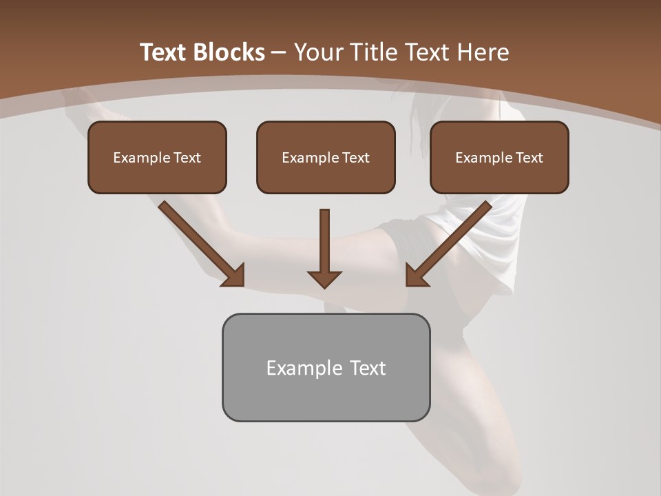 Performance Woman Action PowerPoint Template