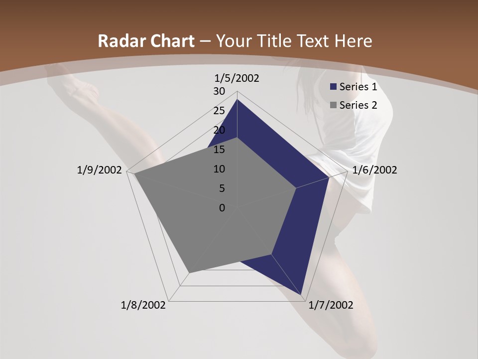 Performance Woman Action PowerPoint Template