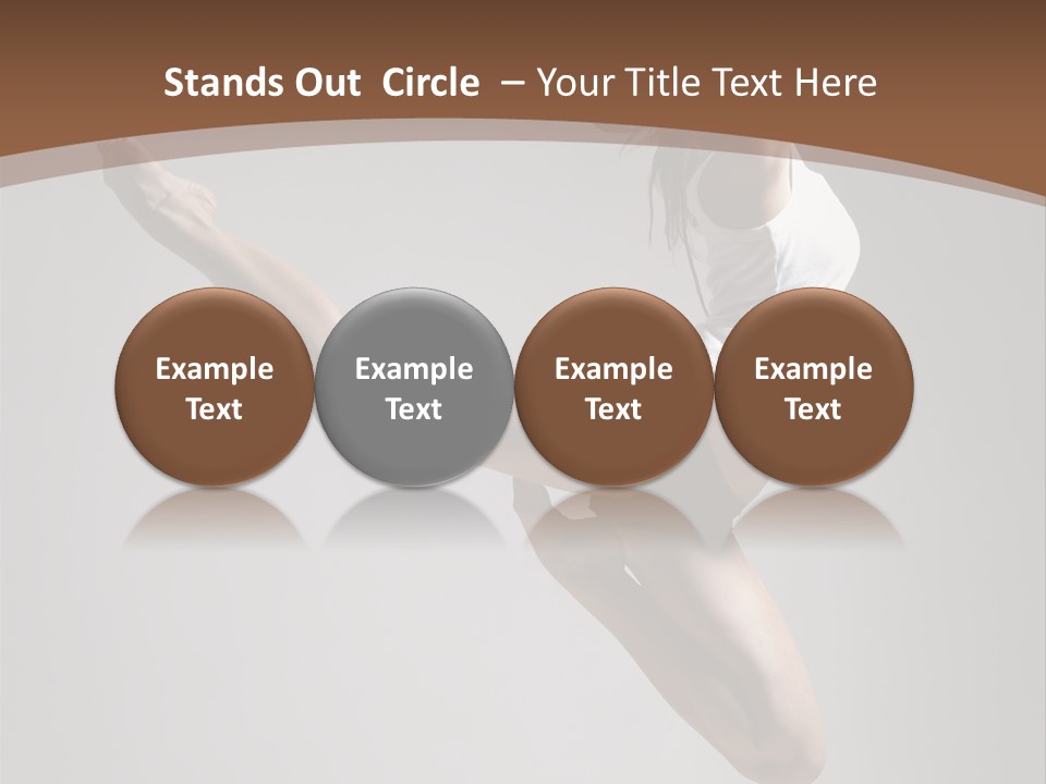 Performance Woman Action PowerPoint Template