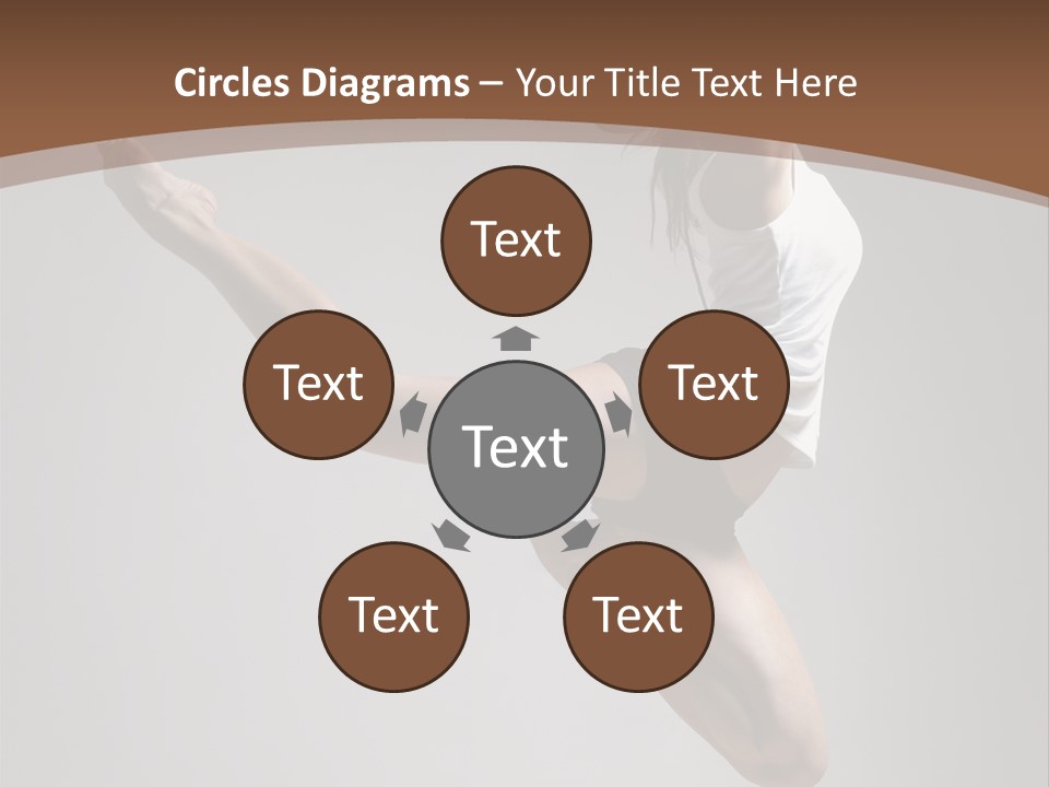 Performance Woman Action PowerPoint Template