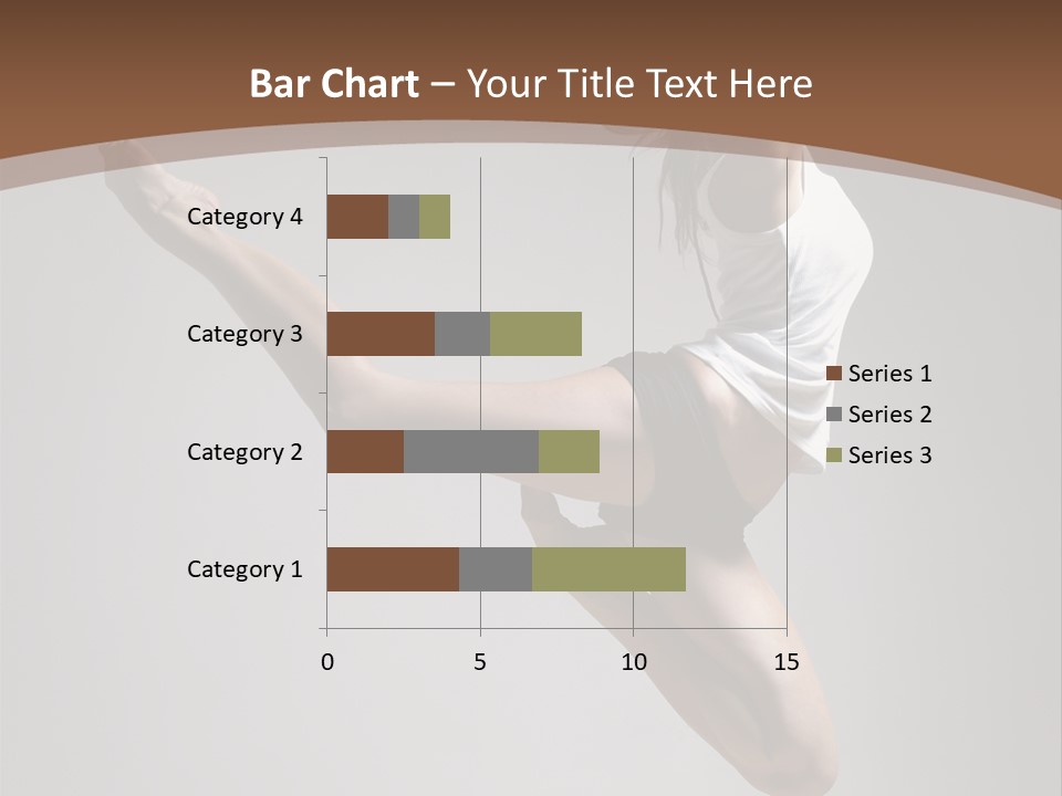 Performance Woman Action PowerPoint Template