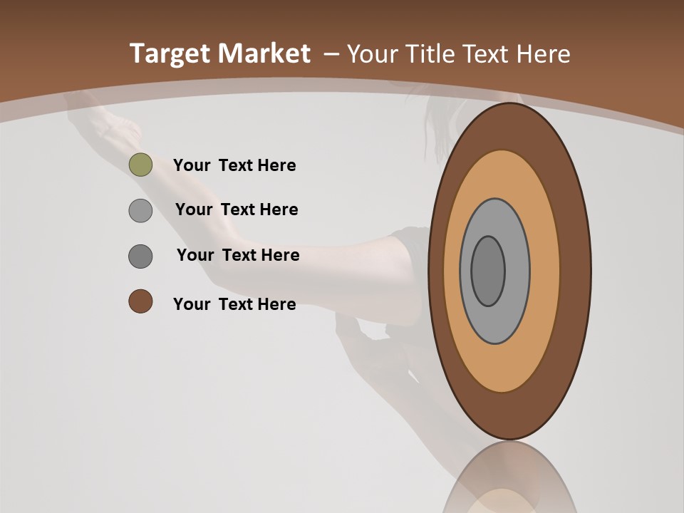 Performance Woman Action PowerPoint Template