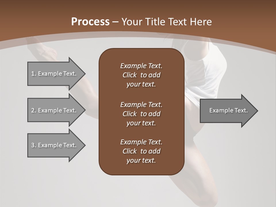 Performance Woman Action PowerPoint Template