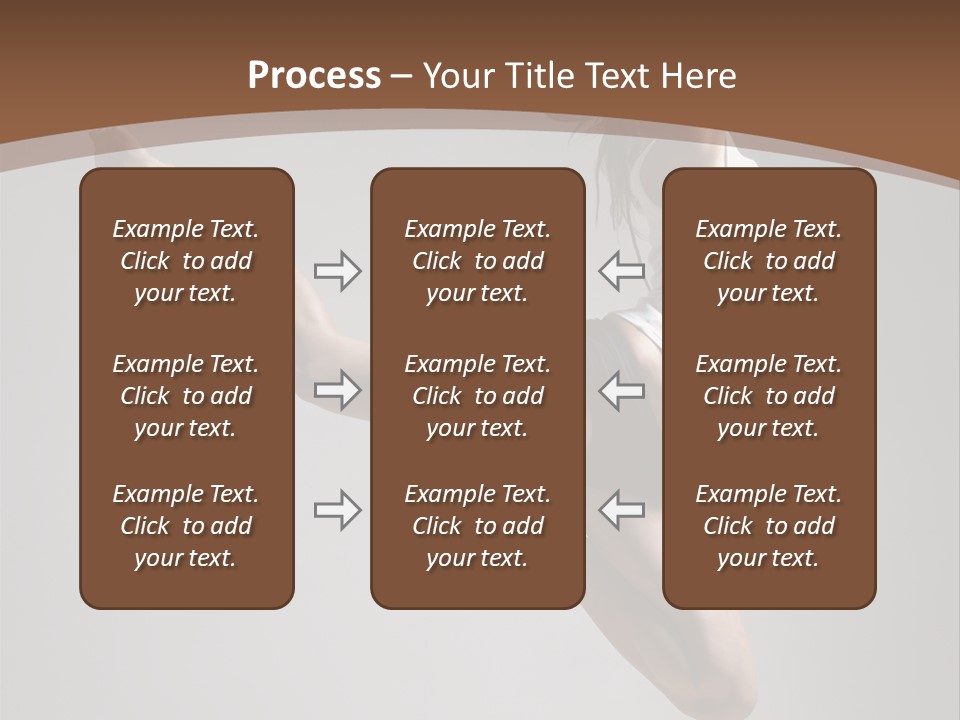 Performance Woman Action PowerPoint Template