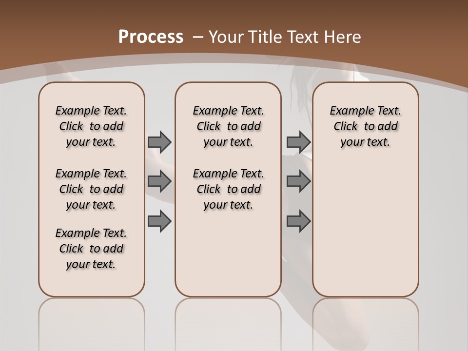 Performance Woman Action PowerPoint Template