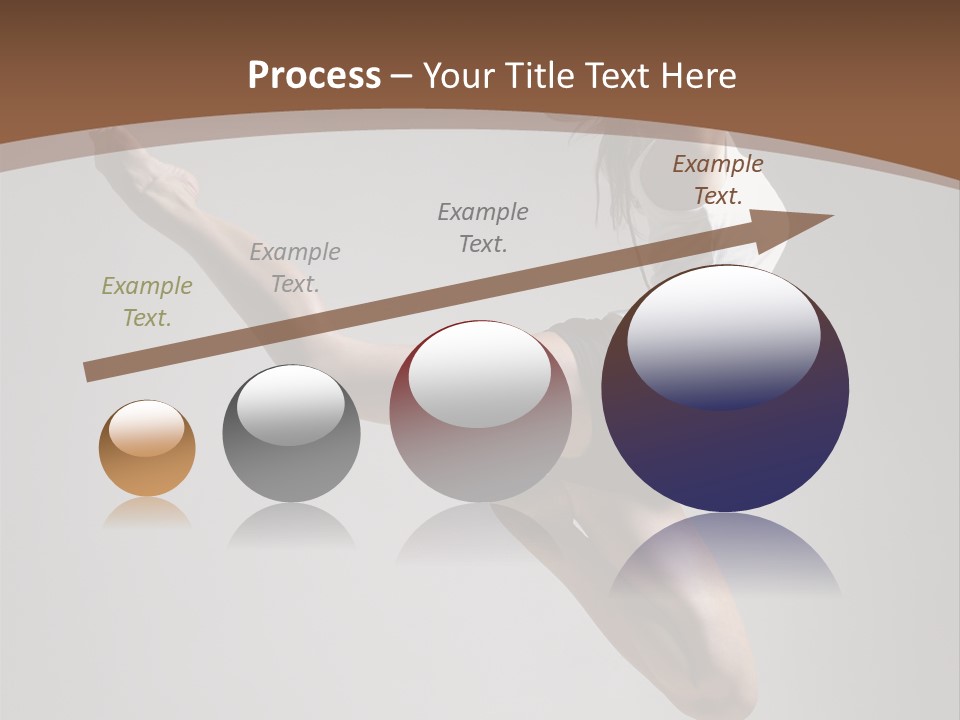 Performance Woman Action PowerPoint Template