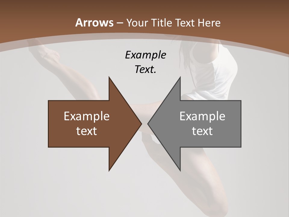 Performance Woman Action PowerPoint Template