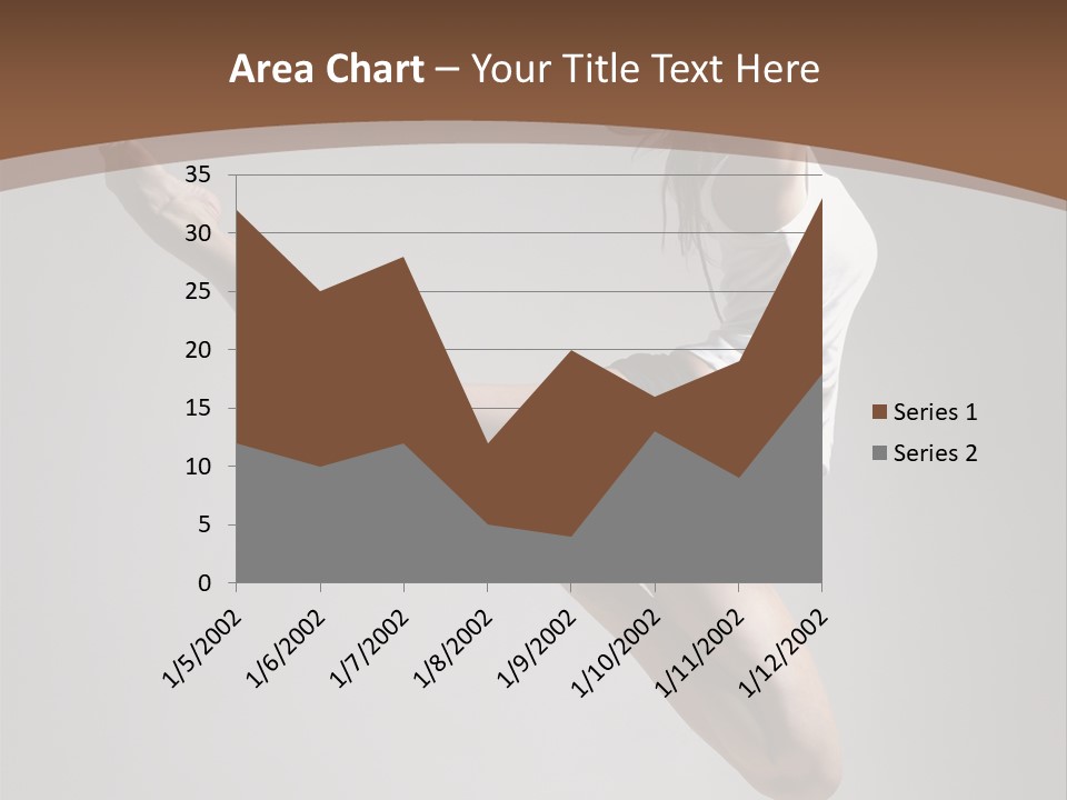 Performance Woman Action PowerPoint Template