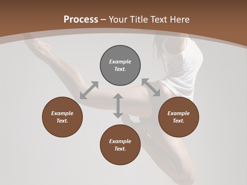 Performance Woman Action PowerPoint Template