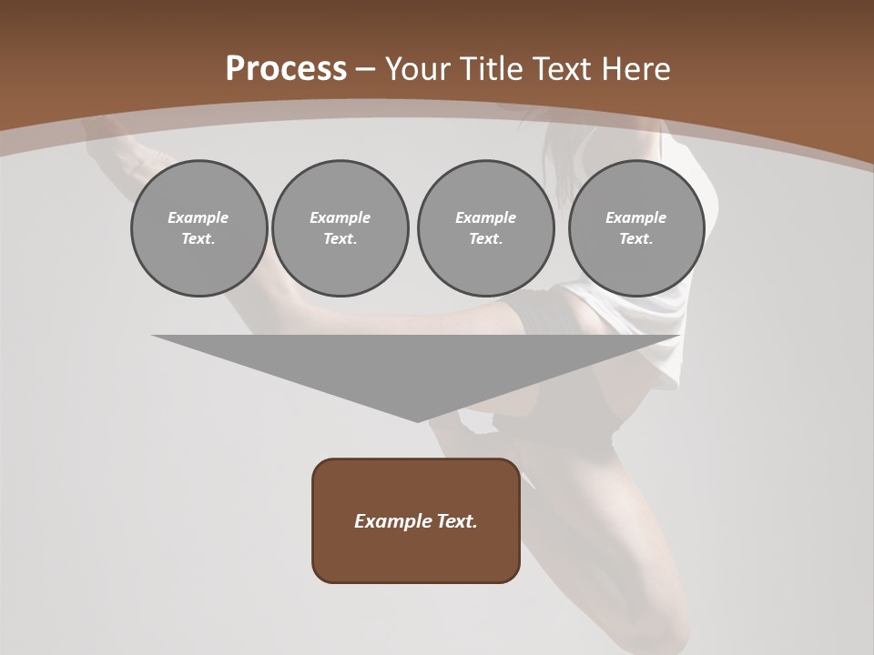 Performance Woman Action PowerPoint Template