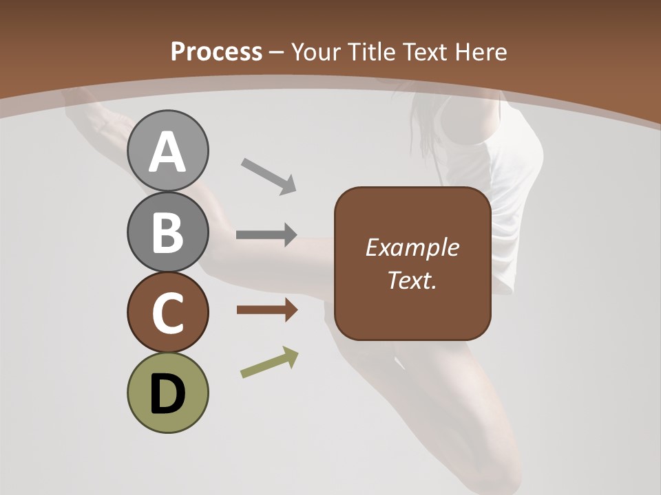 Performance Woman Action PowerPoint Template