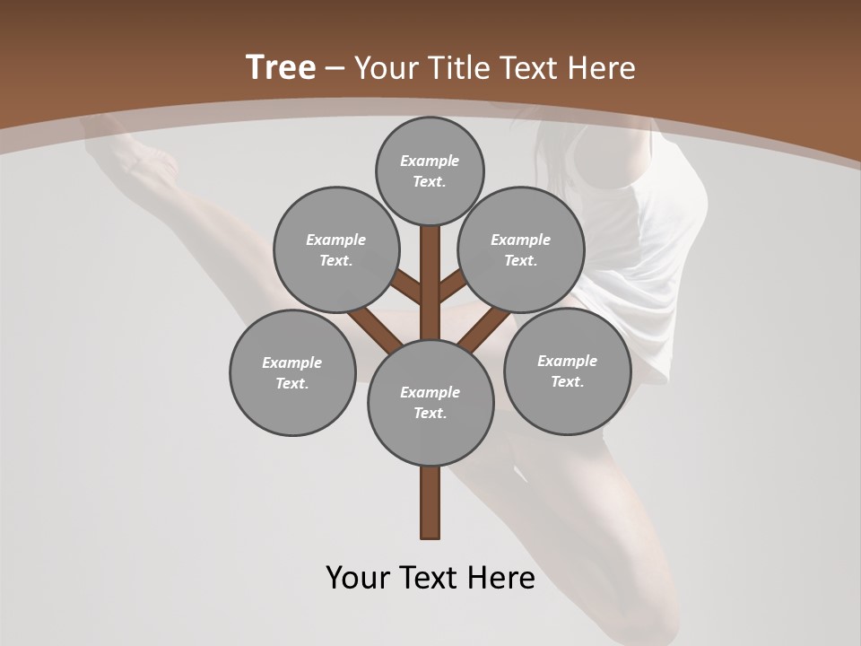 Performance Woman Action PowerPoint Template