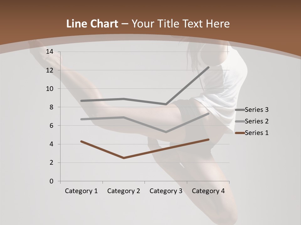 Performance Woman Action PowerPoint Template