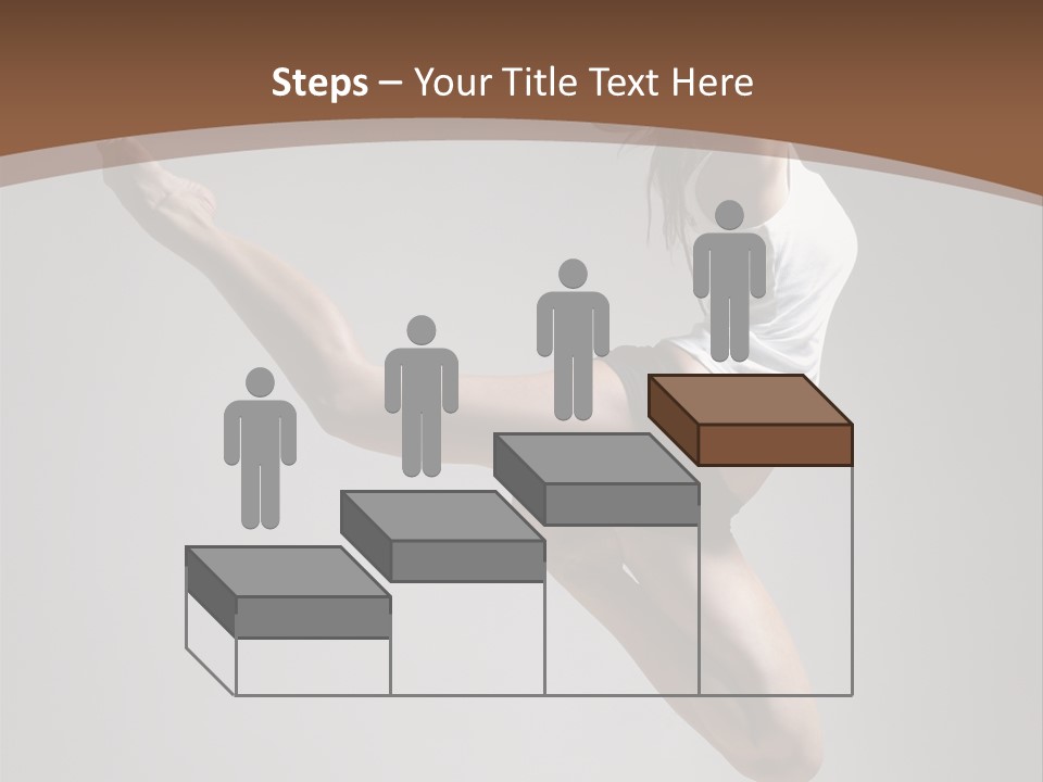 Performance Woman Action PowerPoint Template