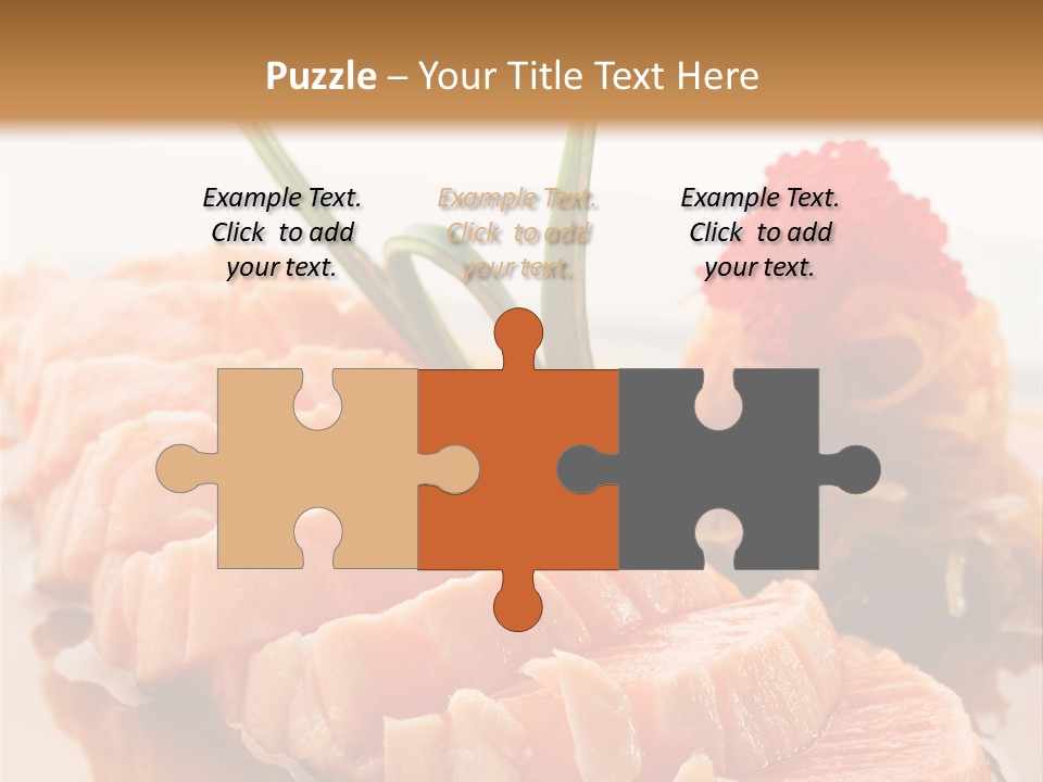 Japanese Salmon PowerPoint Template