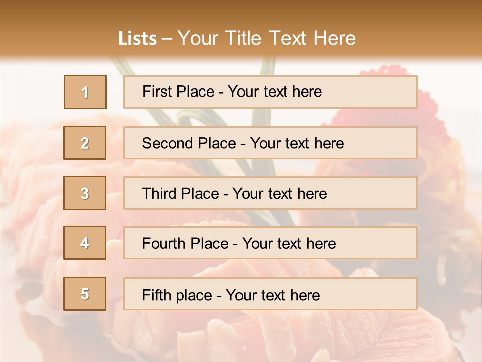Japanese Salmon PowerPoint Template