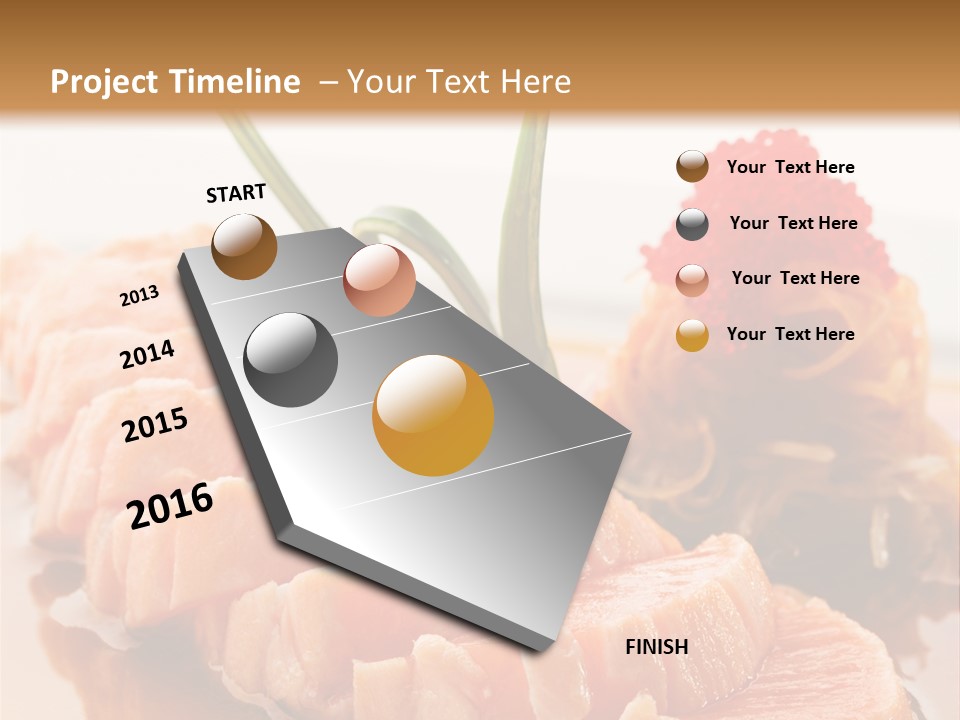 Japanese Salmon PowerPoint Template