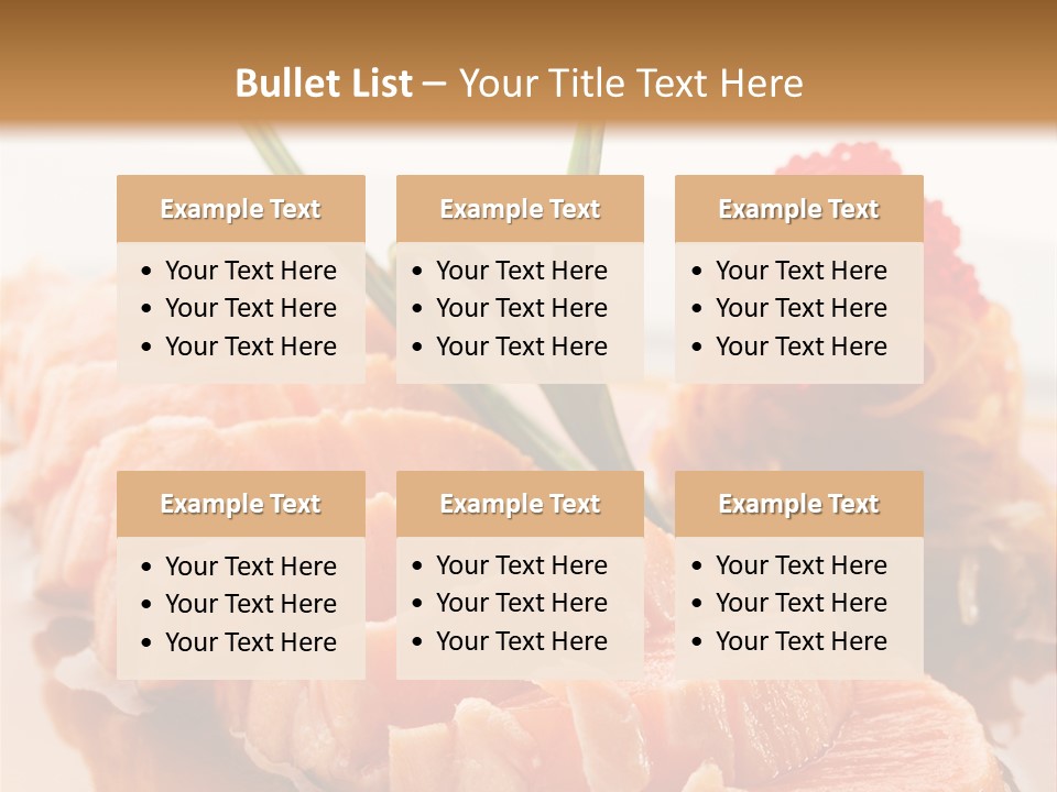 Japanese Salmon PowerPoint Template