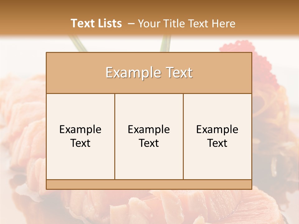 Japanese Salmon PowerPoint Template