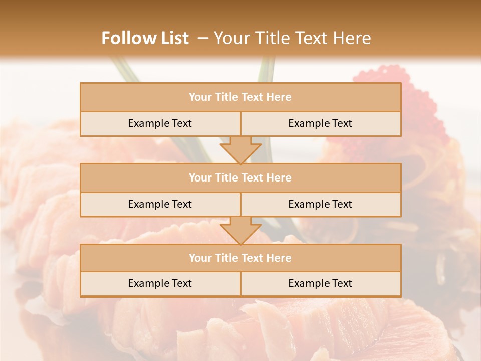 Japanese Salmon PowerPoint Template