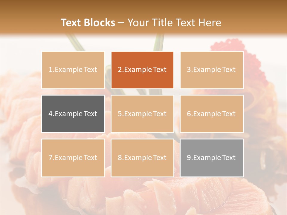 Japanese Salmon PowerPoint Template