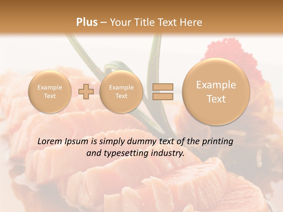 Japanese Salmon PowerPoint Template