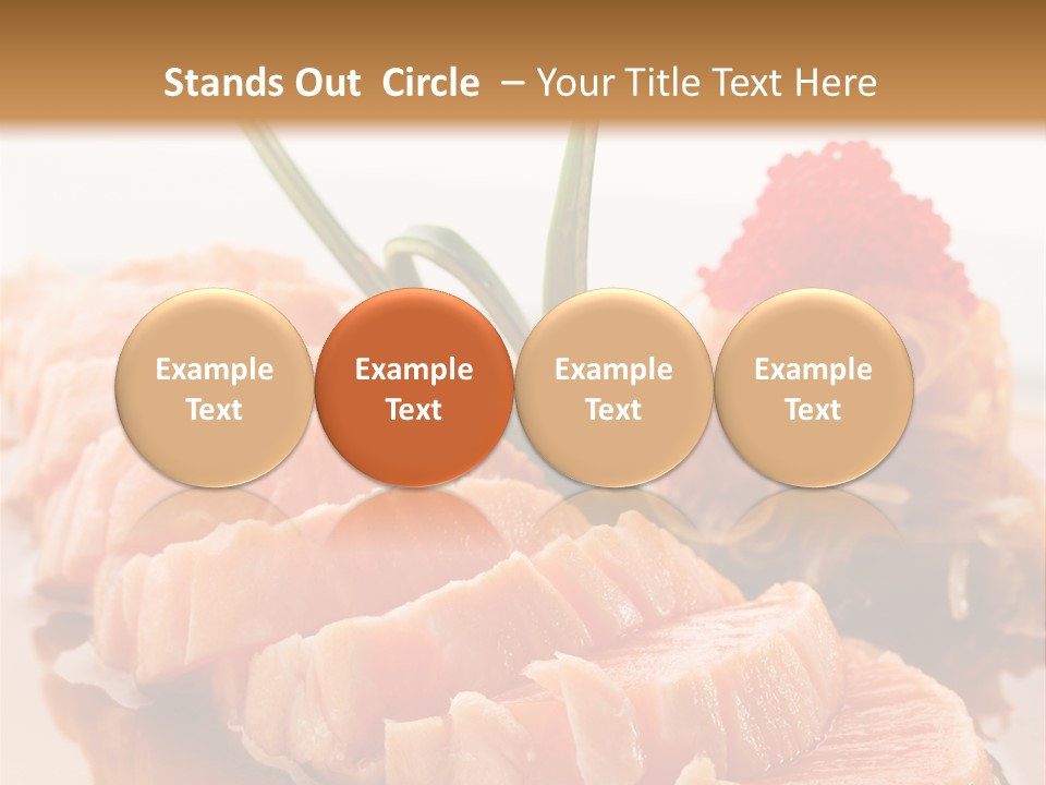 Japanese Salmon PowerPoint Template