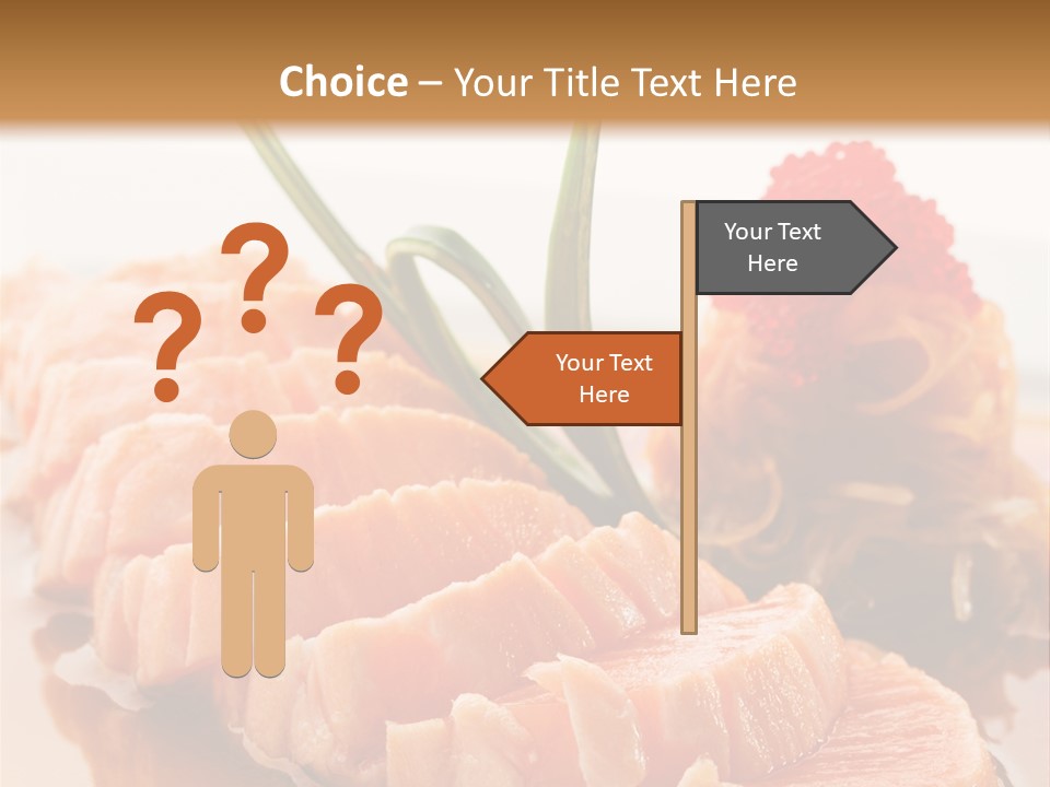Japanese Salmon PowerPoint Template