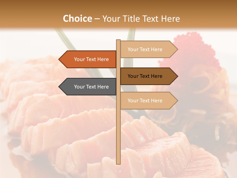 Japanese Salmon PowerPoint Template