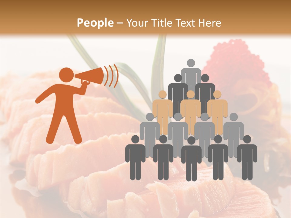 Japanese Salmon PowerPoint Template